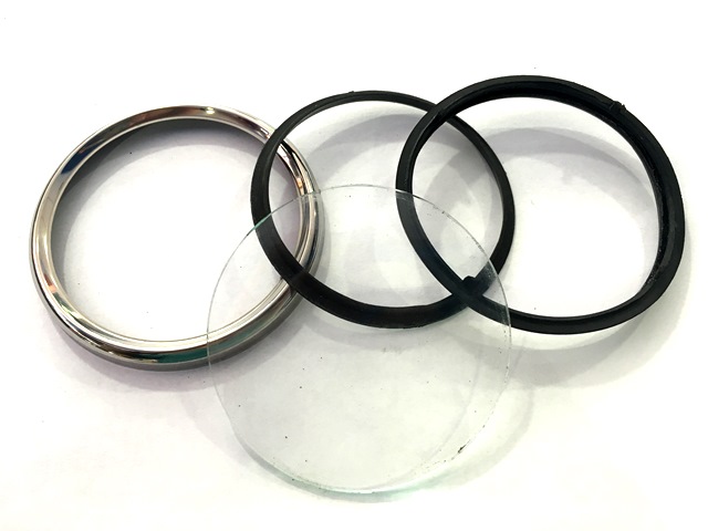Repair kit for speedometer of Vespa PE, PX, from 1978 until 1983, chromed